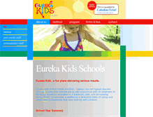 Tablet Screenshot of eurekakidsschool.ca
